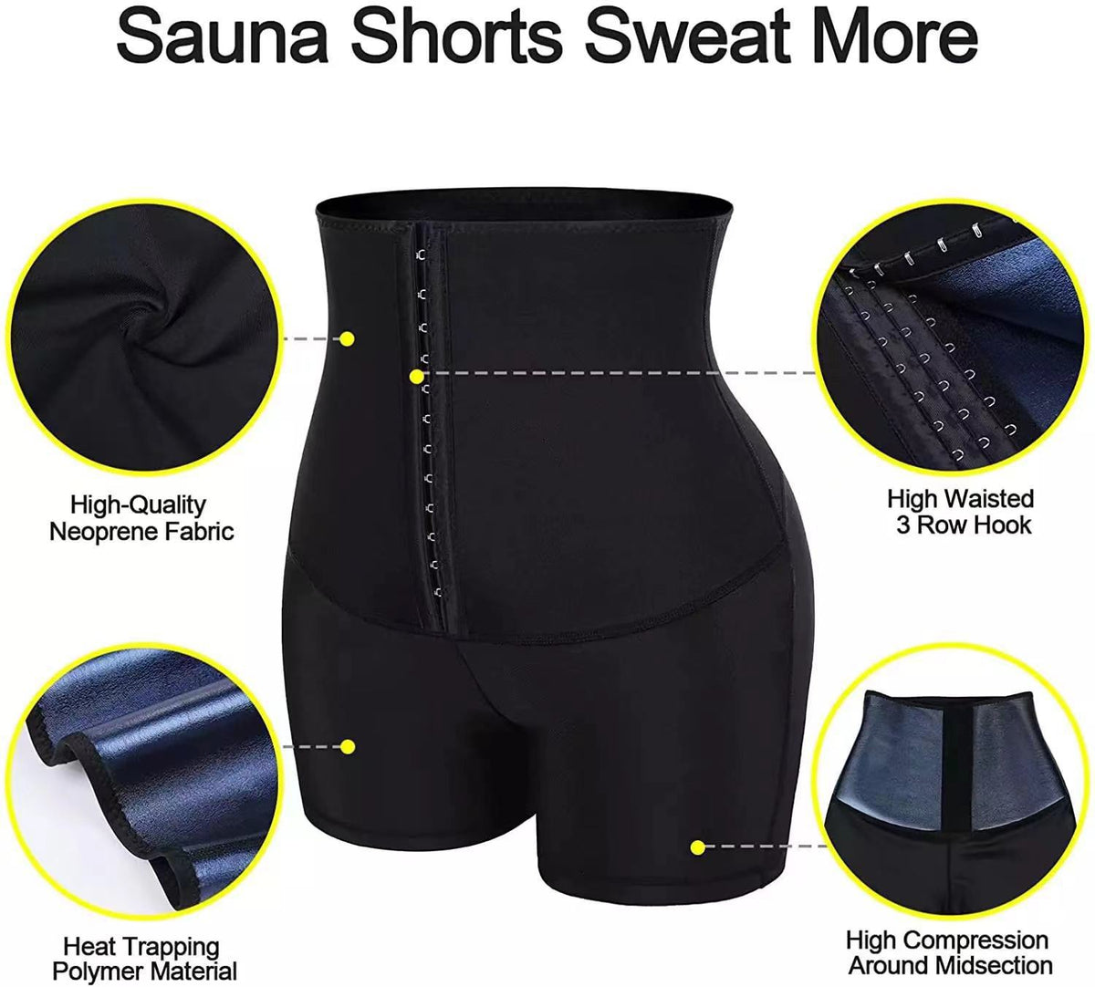 Thermo Sweat Leggings with Waist Trainer