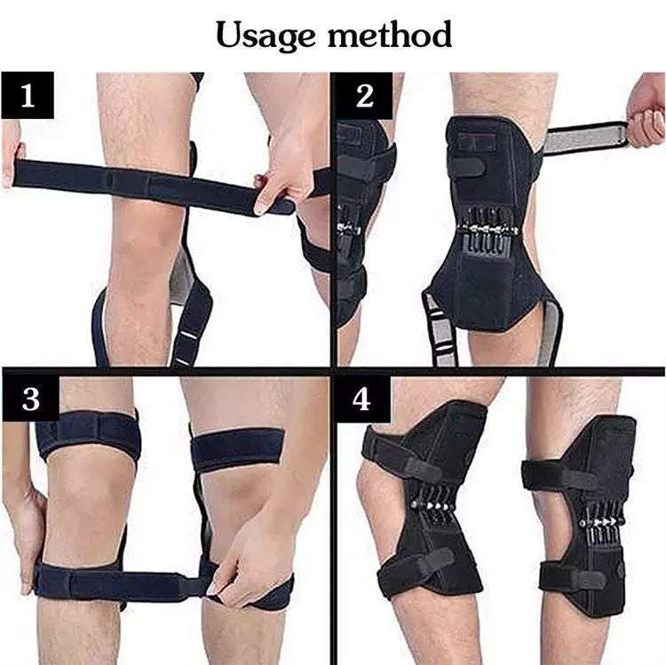 Joint Support Knee Pads Protector Brace Powerful Rebound Spring Force Booster