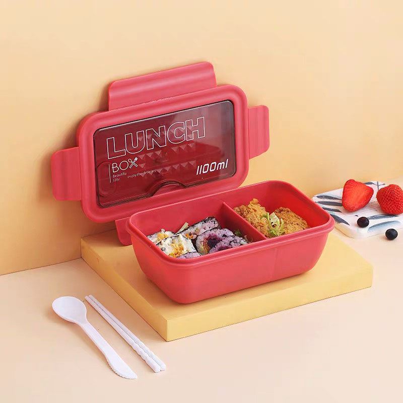 Heated Partitioned Bento Box Student Japanese Lunch