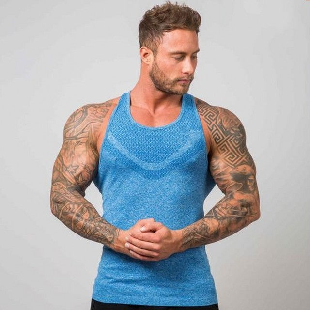 Muscle Workout Men's Running Vest Sports Training Bodybuilding Breathable