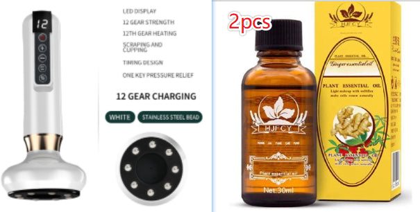 Electric Vacuum Cupping Massager For Body Anti-cellulite Suction Cup Gua Sha