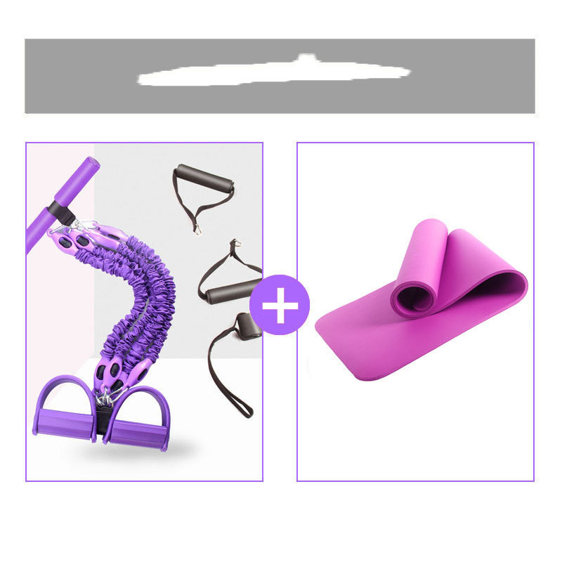 Multi Function Tension Rope Strong Fitness Resistance Bands Latex Pedal Pull