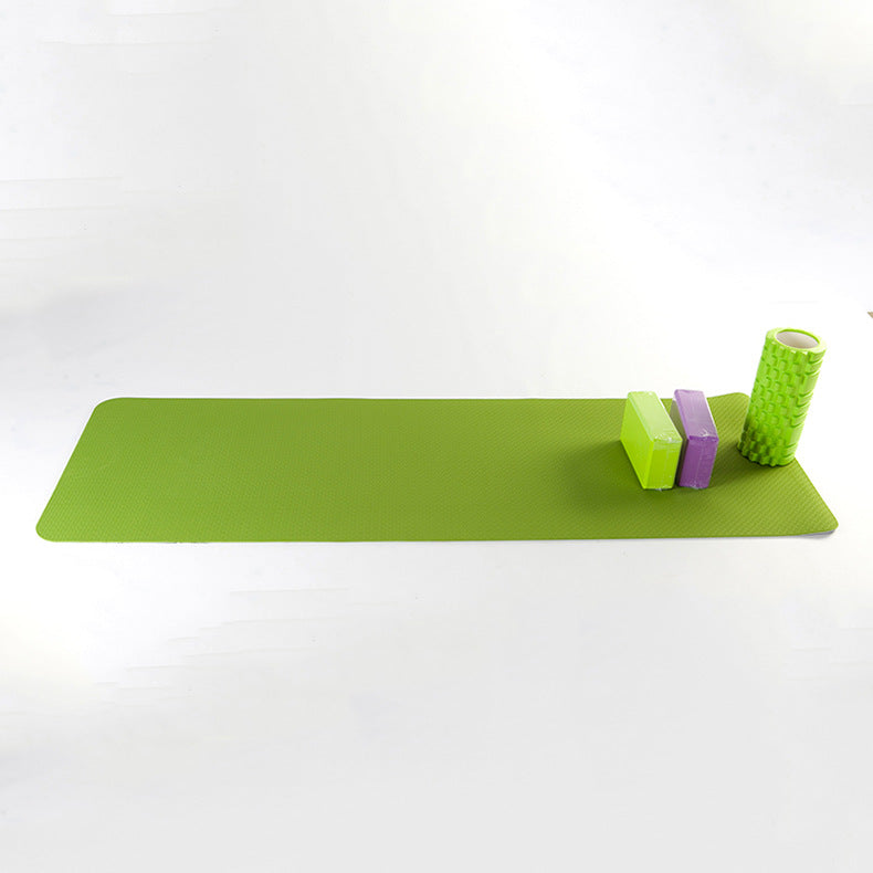 Thickened 8mm Two-color Long Yoga Mat