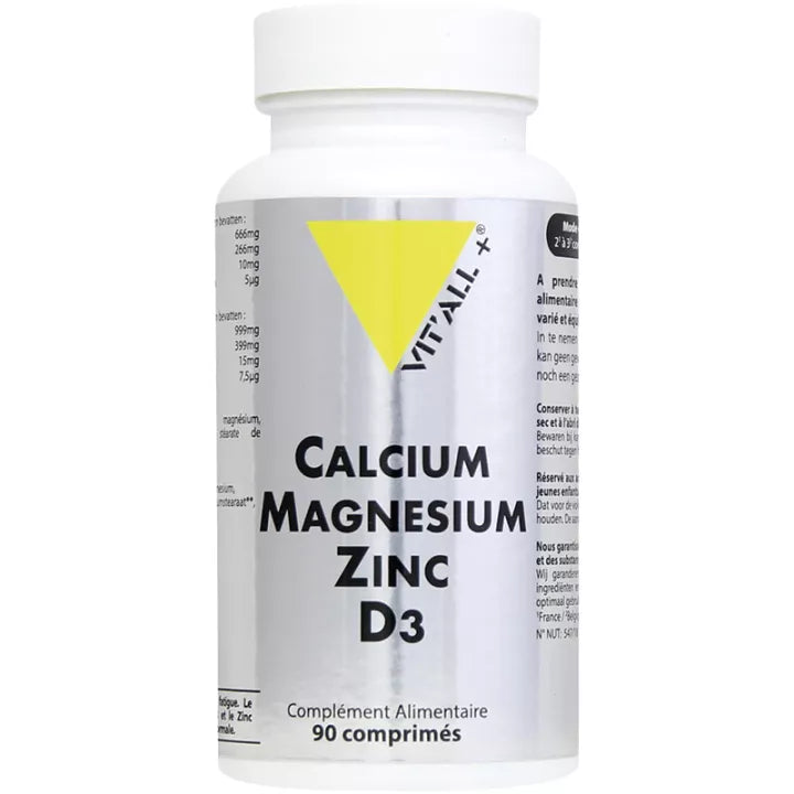 Vitall+ Calcium Magnesium Zinc Vitamin D3
