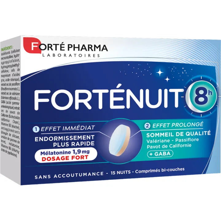Forté Pharma Forténuit 8H 15 Tablets