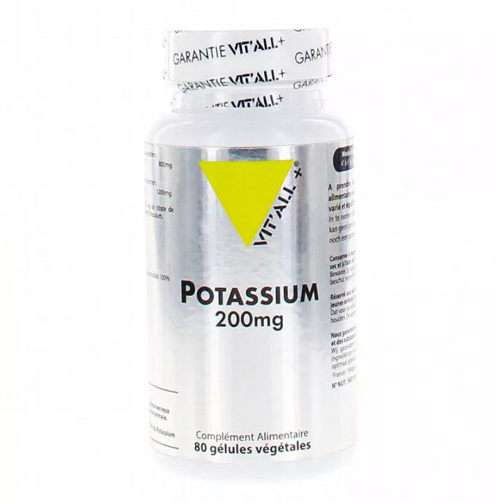 Vitall+ Potassium 200 mg 80 Vegetarian Capsules
