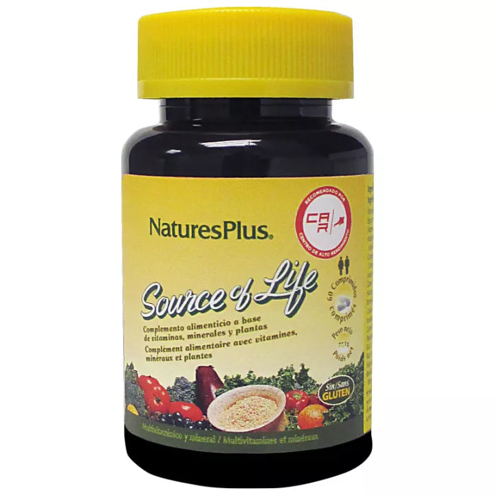 Natures Plus Source de Vie Adult Multivitamin 60 Tablets