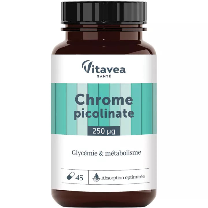 Vitavea Chromium Picolinate 250 µg 45 Capsules