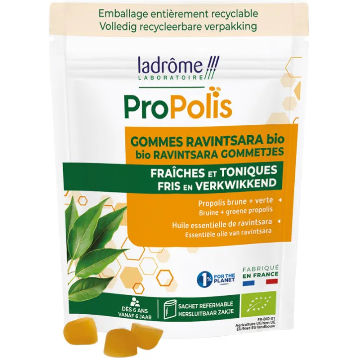 Ladrôme Organic Propolis & Ravintsara Gummies 45 g
