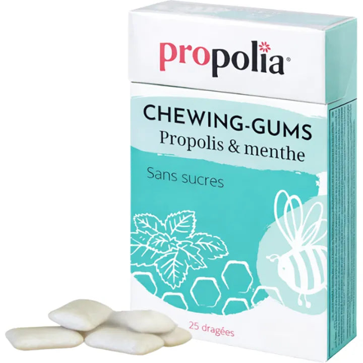 Propolia Propolis & Mint Chewing Gum 25 Pieces