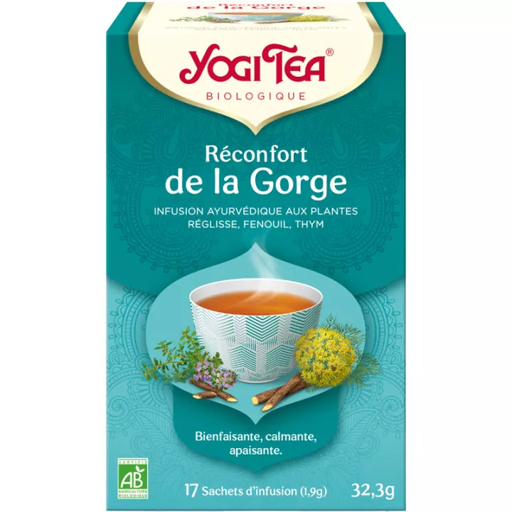 Yogi Tea Throat Comfort Herbal Tea 17 Bags