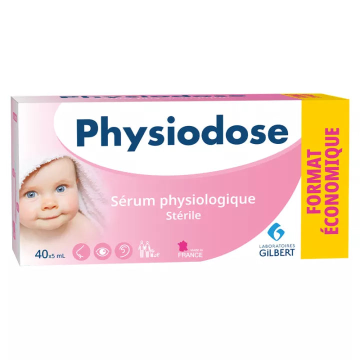Physiodose Sterile Saline Solution 40 × 5 ml
